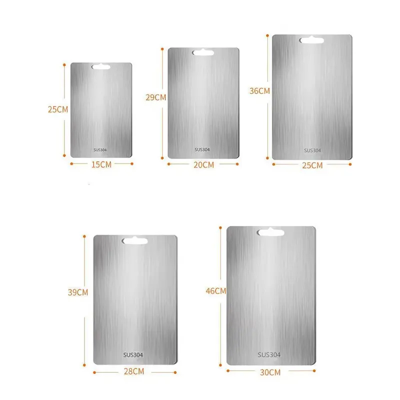 CE Certification Multi-Size Stainless Steel Cutting Boards - Professional Grade, China Suppliers & Factory, Ultimate Hygiene Factory, Product