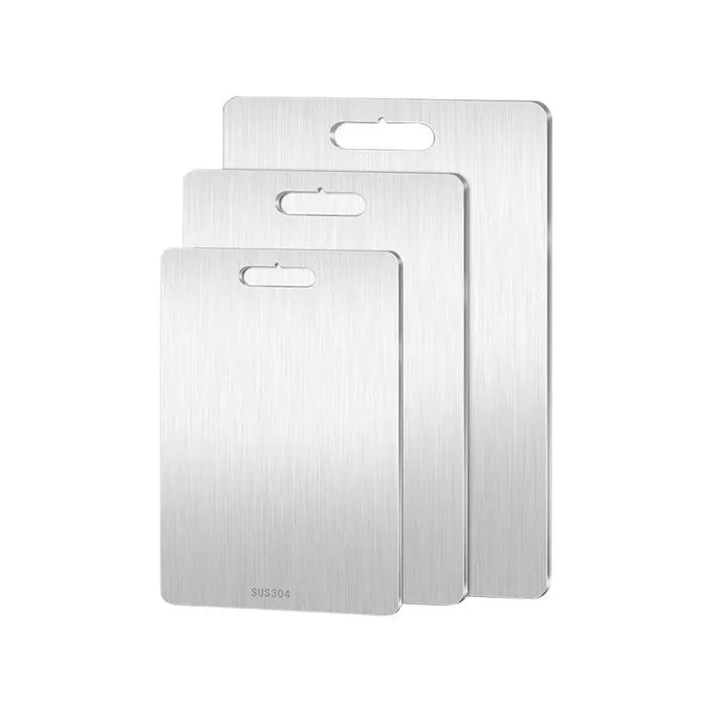 Multi-Size Stainless Steel Cutting Board — ultimate hygiene and professional grade food preparation