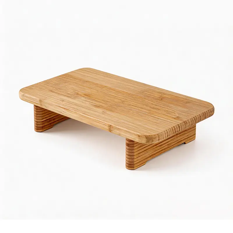 Famous China Suppliers Factory Bamboo Cutting Board with Feet - 2-in-1 Kitchen Helper for Easy Food Prep and Serving Supplier, Companies