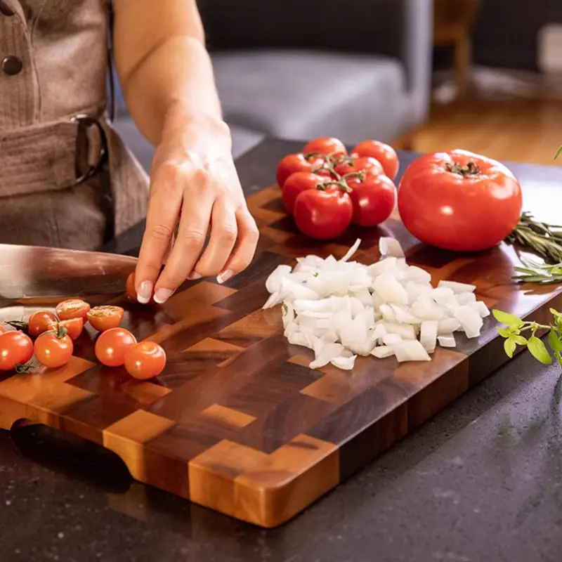 Famous End-Grain Acacia Butcher Board - Multi-Sizes from China Suppliers and Factory for Durable Kitchen Use Suppliers, Exporter