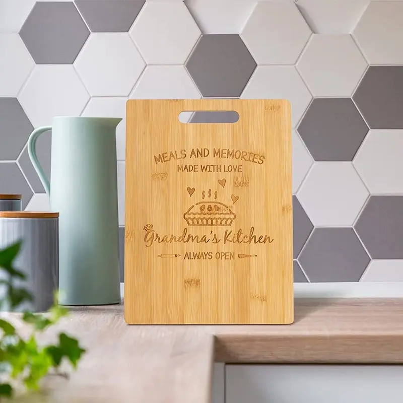 Best Bamboo Cutting Board with Lasor Engraving Exporters, Product