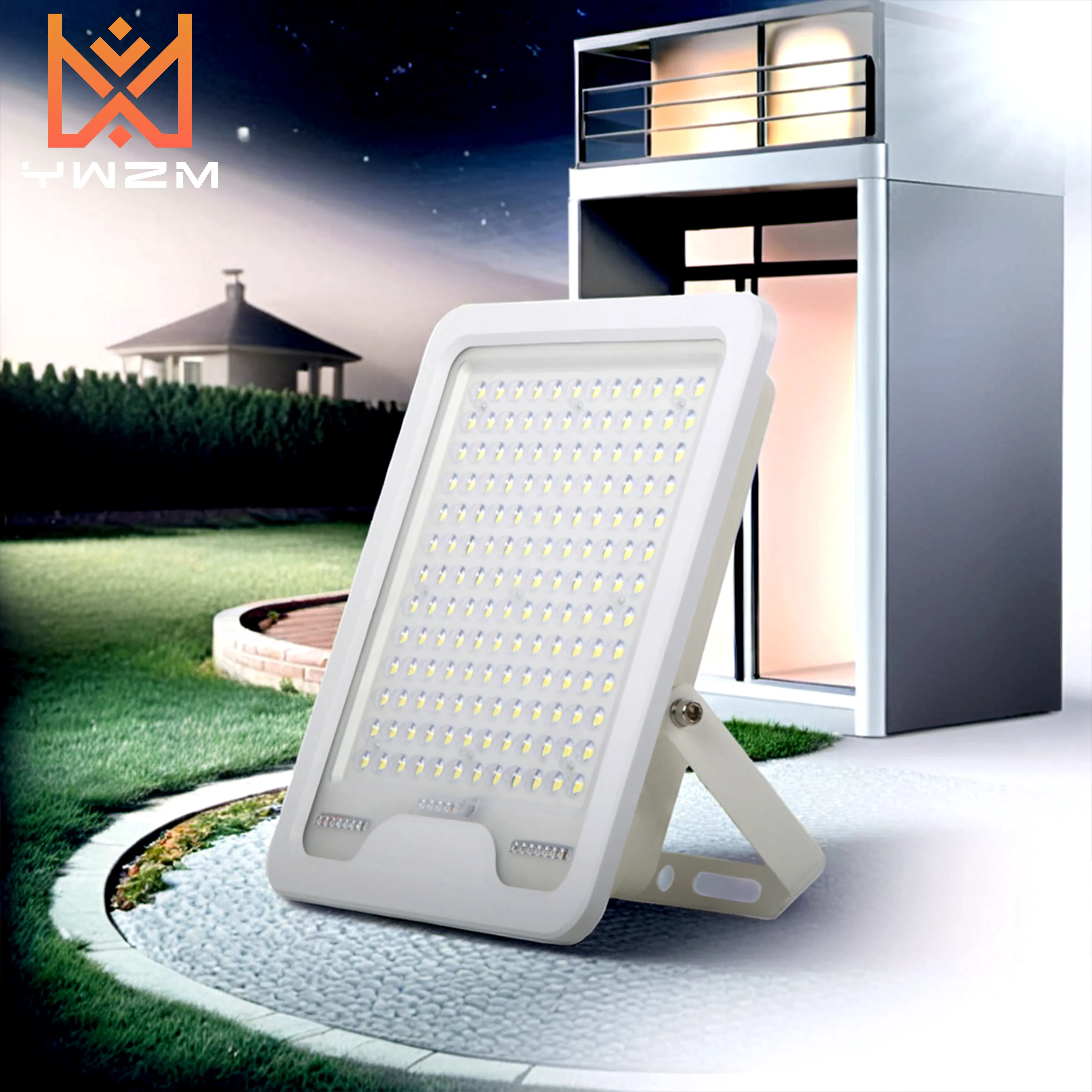 Ultra Bright Solar Flood Light with Adjustable 120° Beam Angle