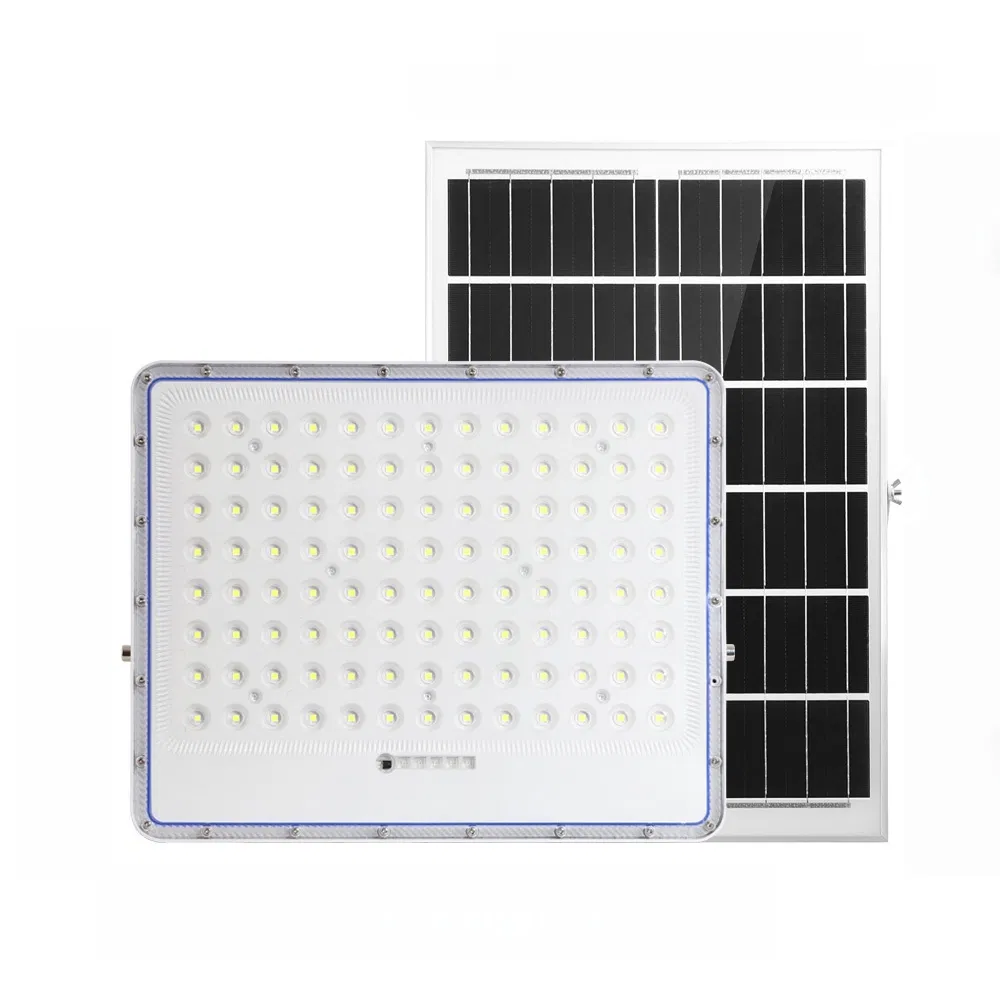 400W 300W 200W 100W New High Brightness Outdoor Waterproof LED Courtyard Light Solar Rechargeable Street Light Flood Light