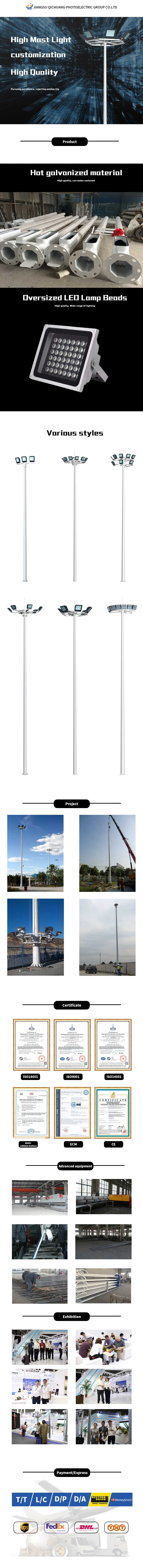 Professional 400W High Mast Light