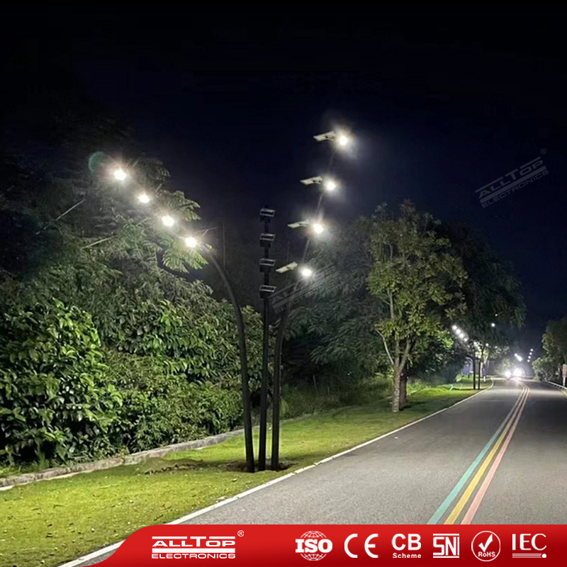Alltop Hot Selling IP65 Waterproof Adjustable Angle 3000W Stadium Solar Panel Flood Lights