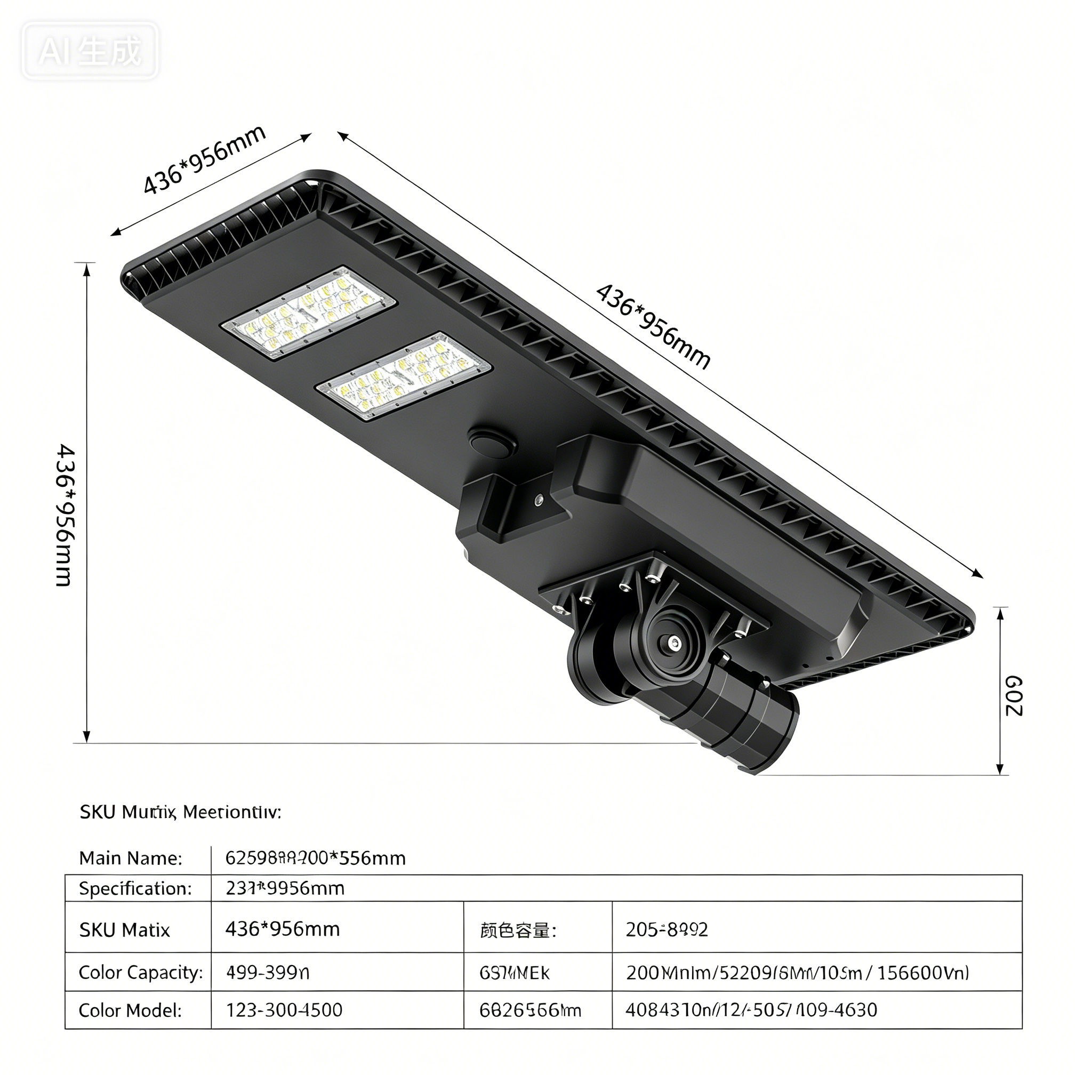 Industrial 40W Solar LED Floodlight High Power Parking Lot Light IP67 Outdoor Street Lamp with Smart Motion Sensor