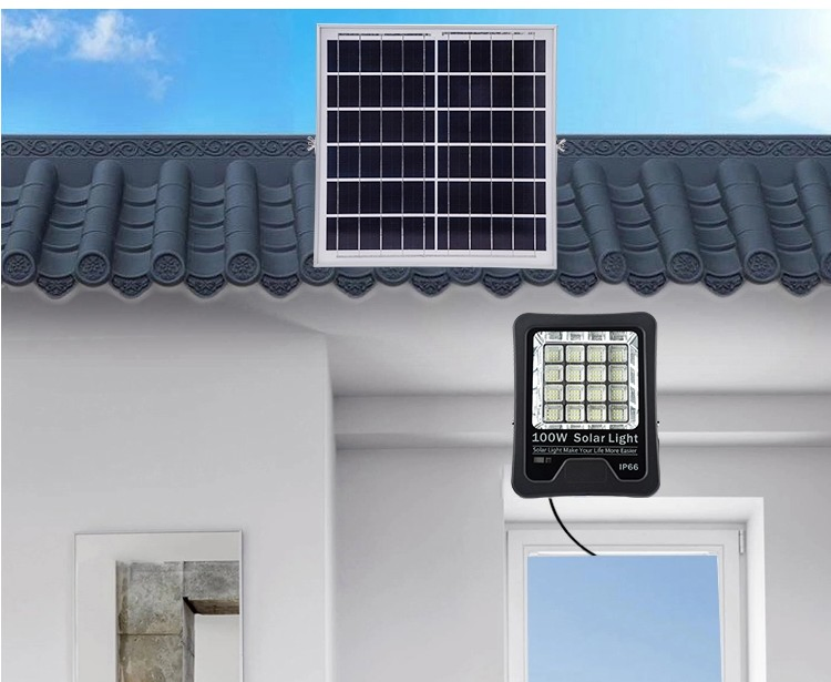 500W High Power Solar Floodlight Outdoor Lights Waterproof LED Solar Flood Light