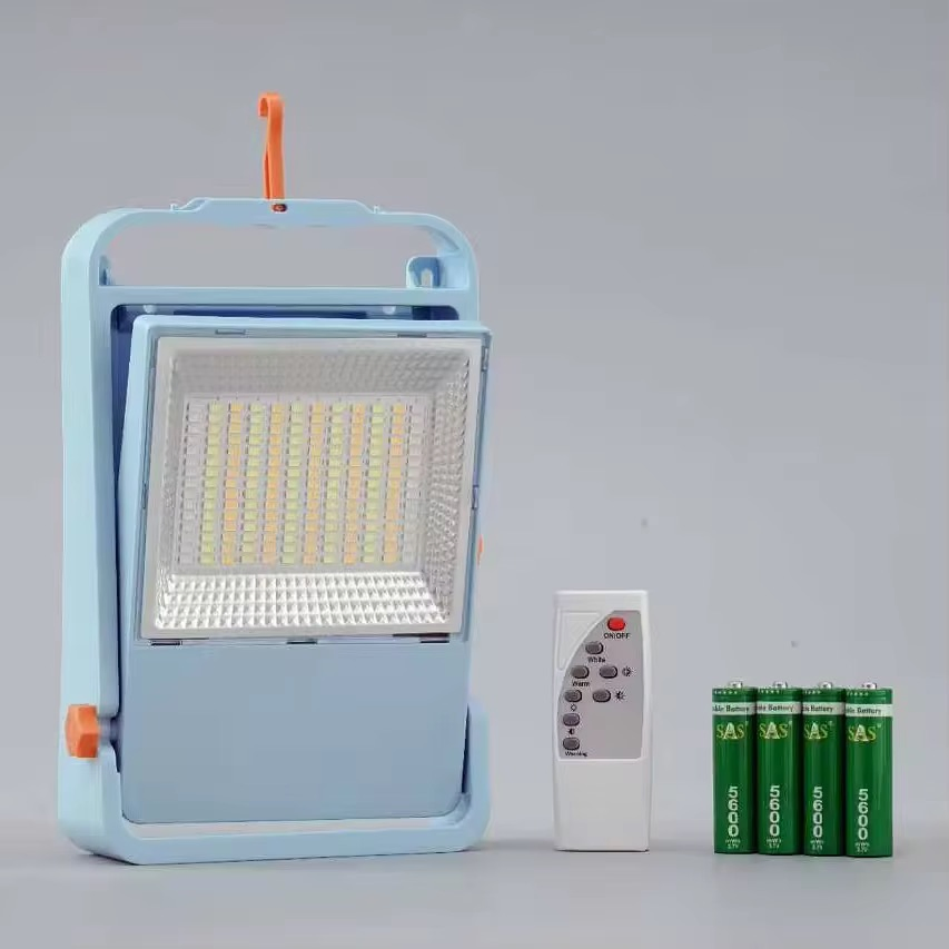 High Brightness Emergency Light 220 Volt Smart LED Solar Floodlight IP65 Projector USB Rechargeable Camping Light