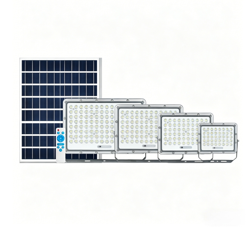 150W Solar Flood Light Commercial Outdoor Solar LED Flood Lamp Stable Performance for Warehouse Workshop Garden Perimeter Lighting