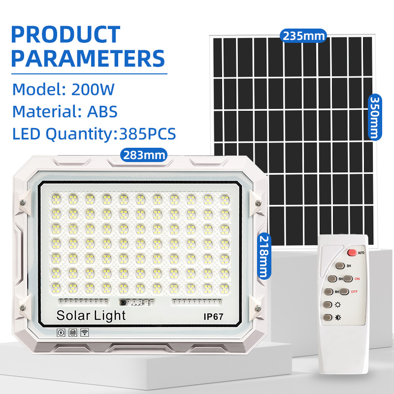 High Brightness Weatherproof LED Multi-Angle Adjustable Solar Floodlight