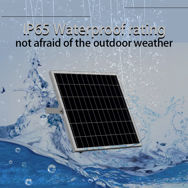 Portable Rechargeable Solar LED Flood Light IP65 Aluminum Floodlight for Garden Emergency Camping &amp; Jobsite Use