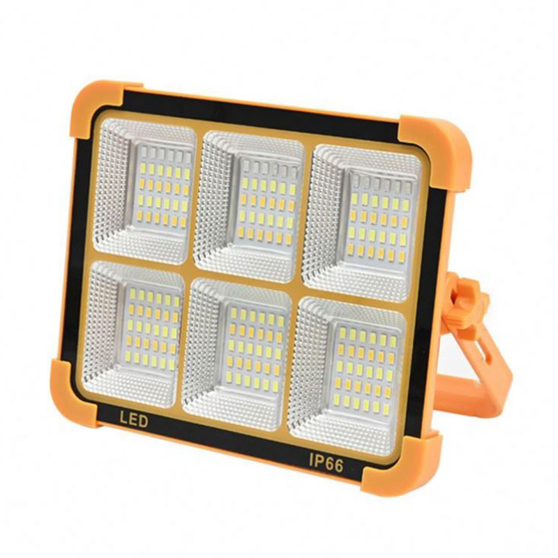 Outdoor Camping Lamp USB Portable Rechargeable LED Integrated Solar Flood Light