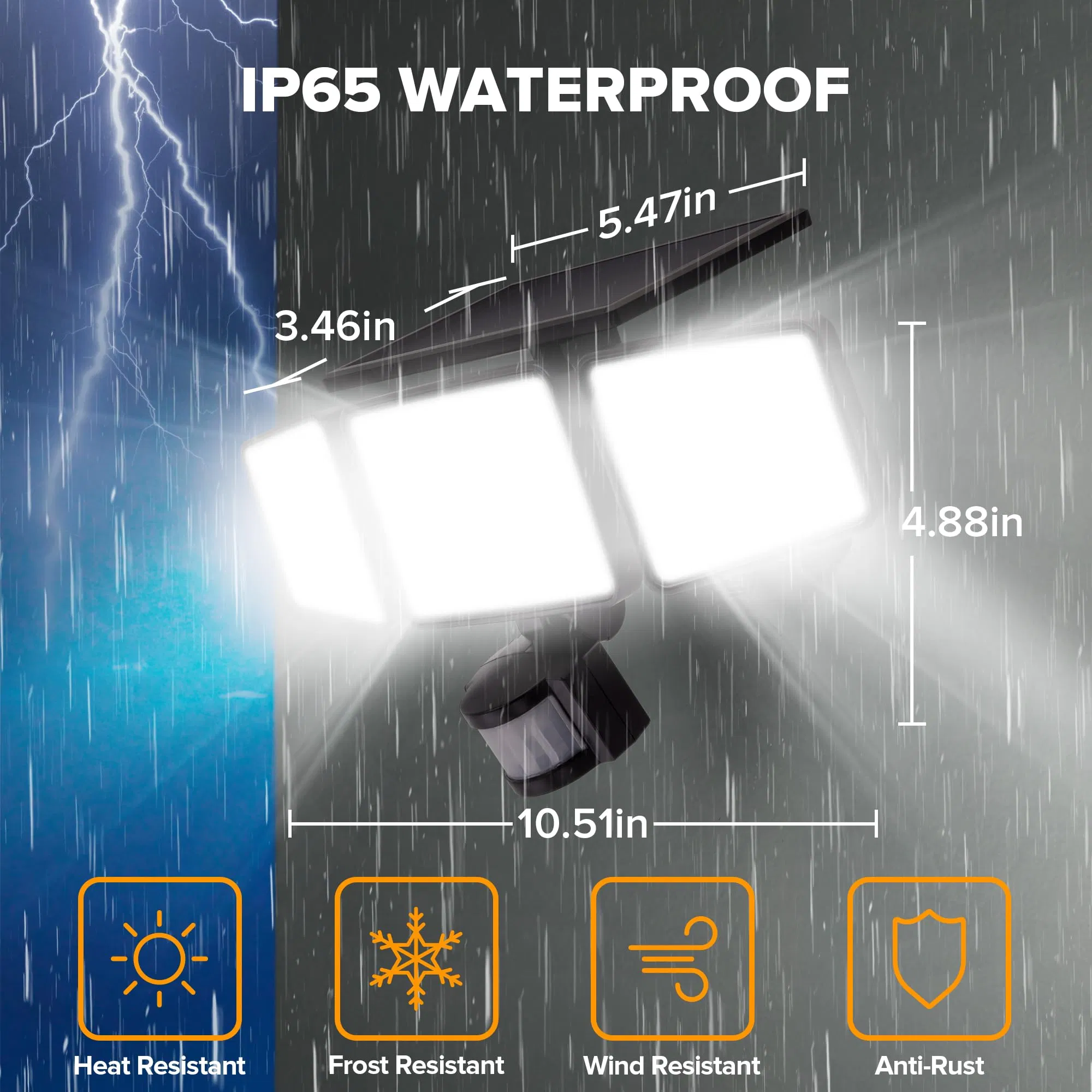 Cobalt Solar Floodlight Bold for Commercial Plazas