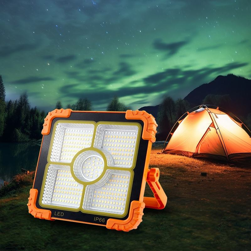 High Brightness Outdoor Portable Solar Emergency Light Camping Light LED Solar Flood Light