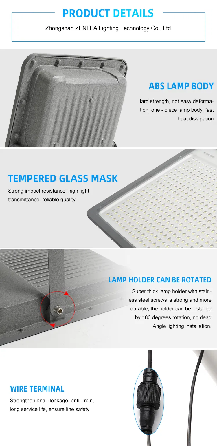 Solar LED Flood Light Detail