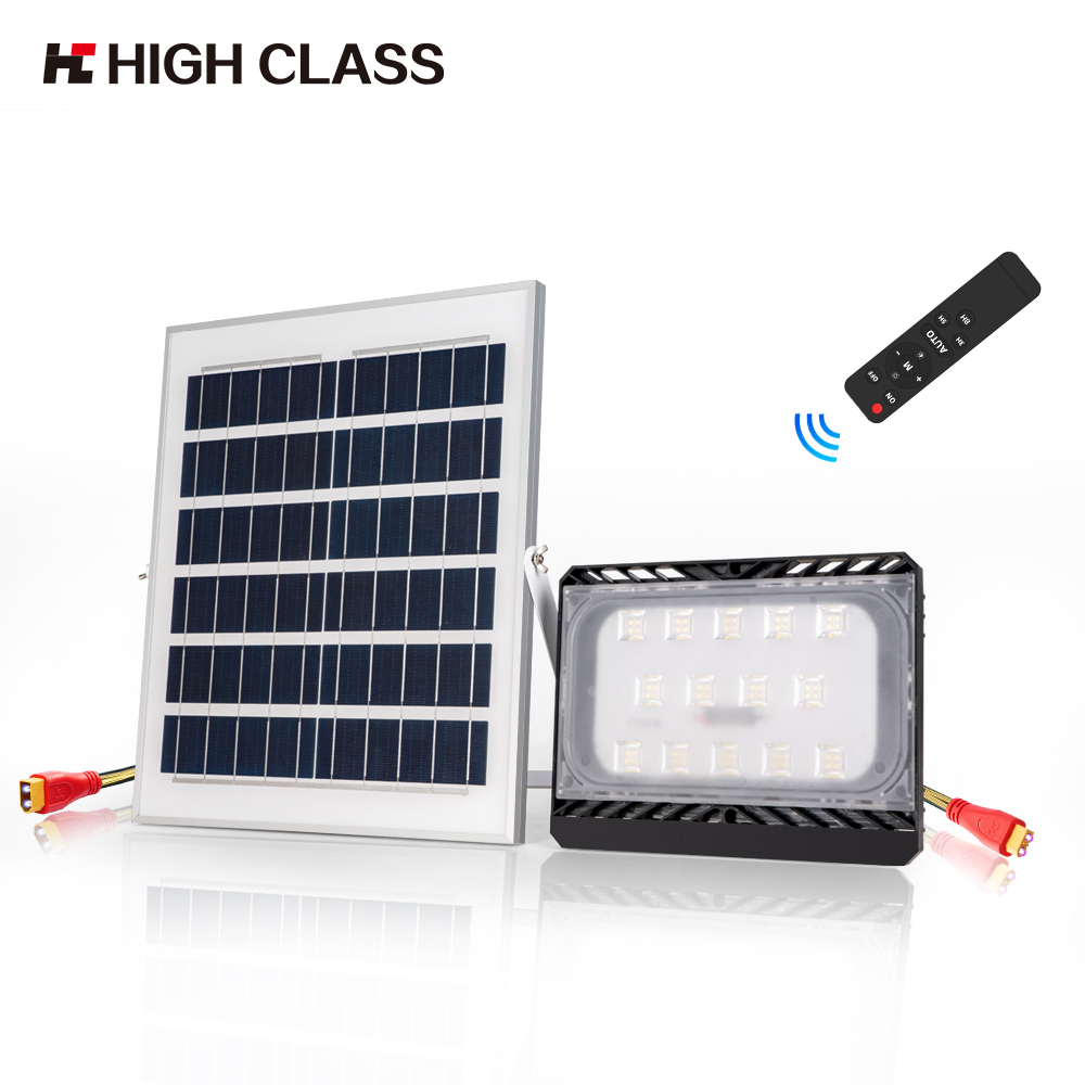 HIGH CLASS Patent Product High Quality Outdoor Industry 4.0 Ip65 Stadium Waterproof 100W 200W 300W Solar Flood Light