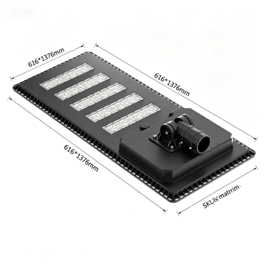 Solar Lights Outdoor Street Lights 150W Motion Sensor IP67 Waterproof 6000K Brightest LED Security Flood Light Aluminum