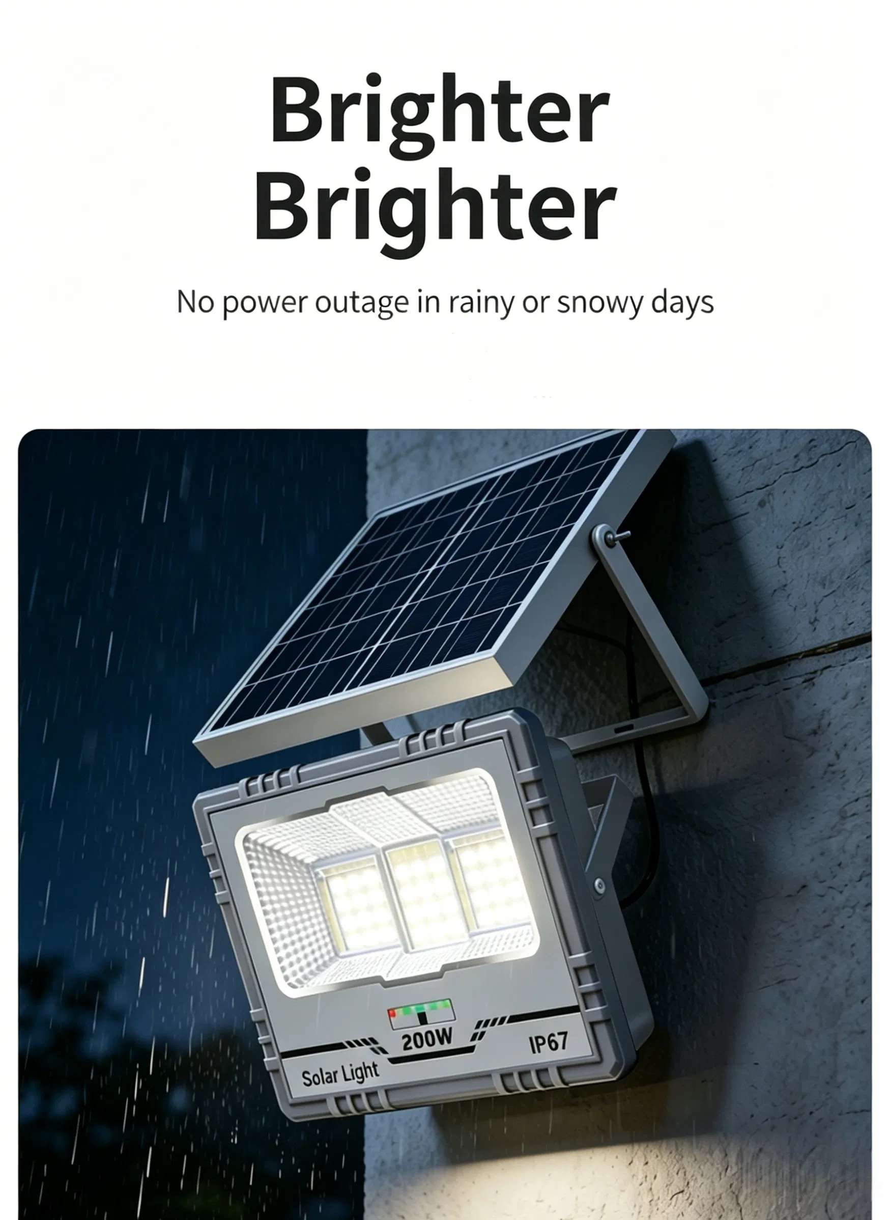 Solar Flood Light Details