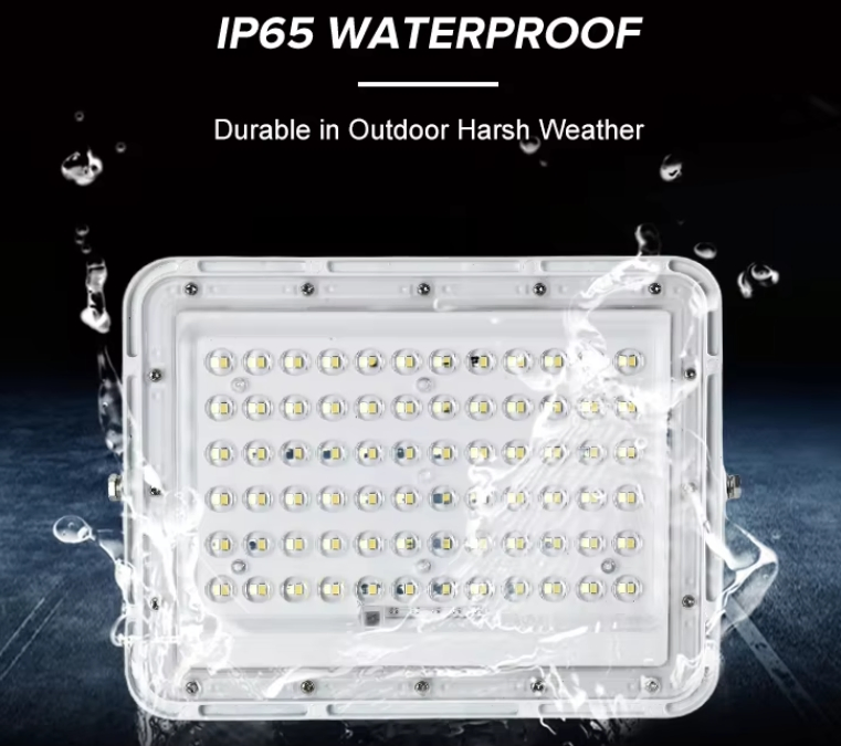 High Efficiency 1000W Solar Security Flood Light Waterproof LED Outdoor Wall Mounted Solar Floodlight