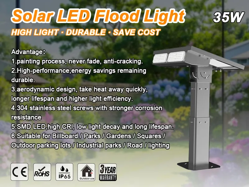 Outdoor Solar Flood Light