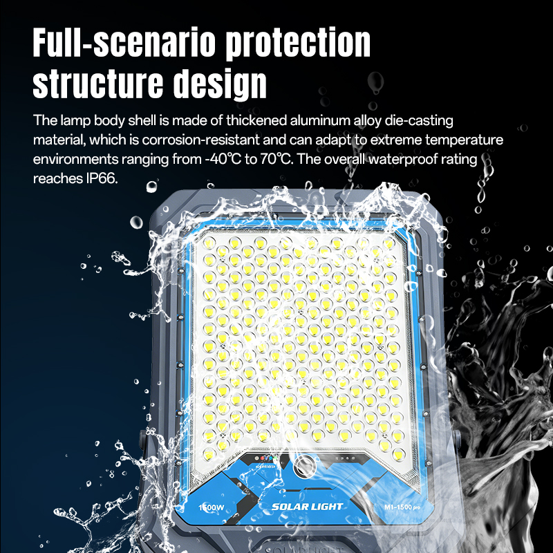 100W 200W 300W Solar LED Stadium Flood Light From Professional Manufacturer for Soccer Fields and Sports Arenas