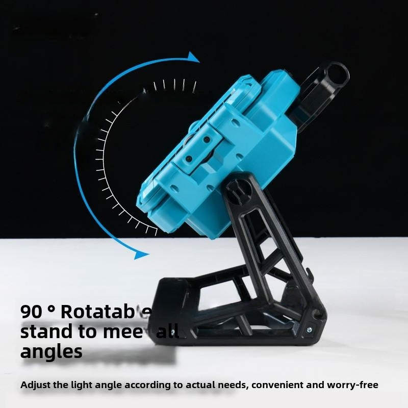 Popular Cross-Border Multi-Functional LED Solar Floodlight Folding Work Light for Outdoor Emergency Searchlight for Camping