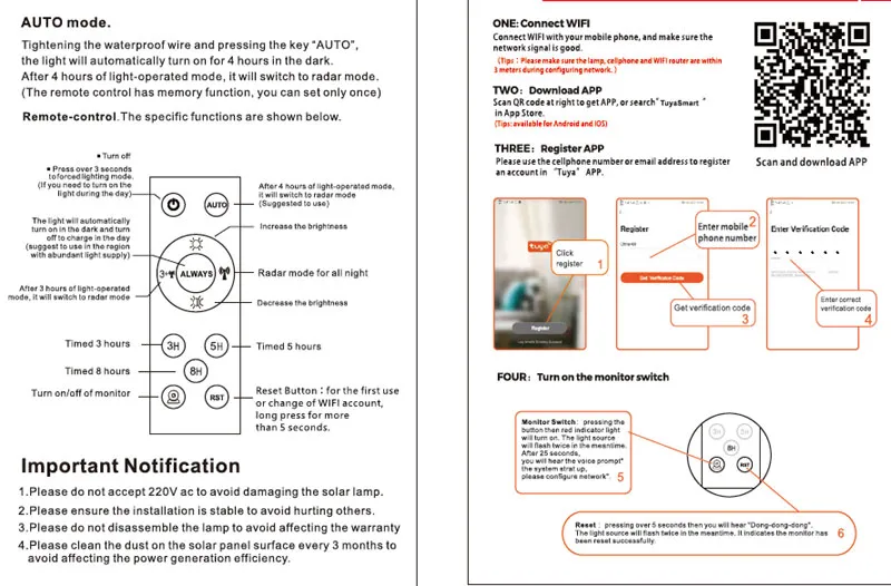 Remote Control Features