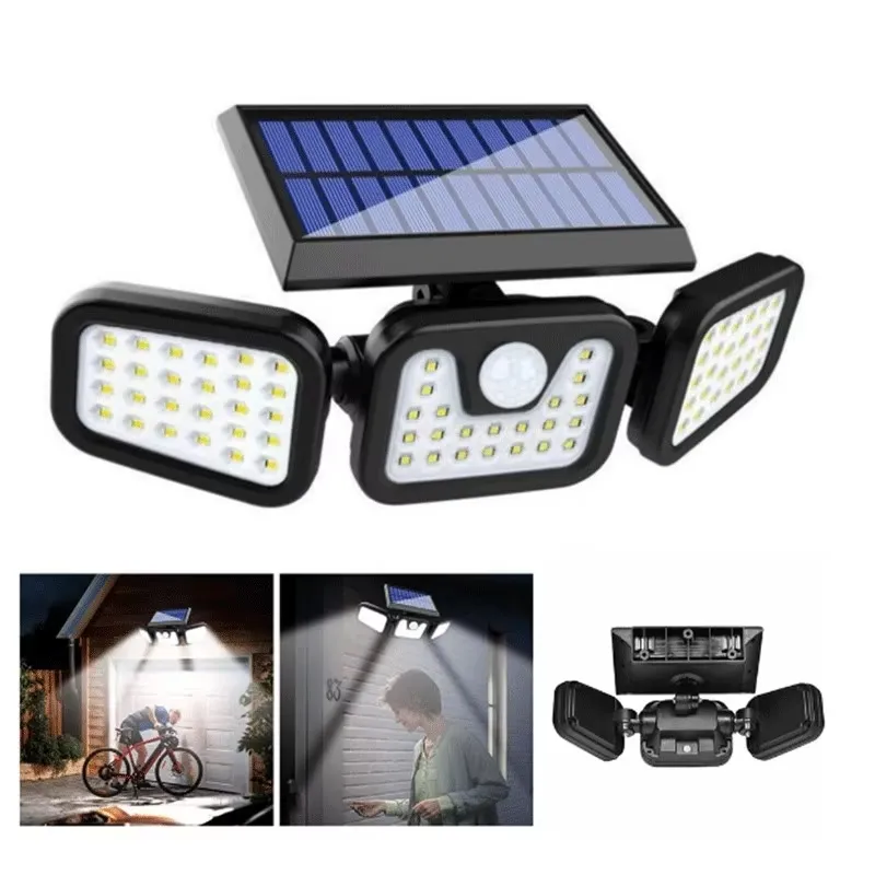 Solar LED Floodlight with Outdoor Motion Sensor Technology