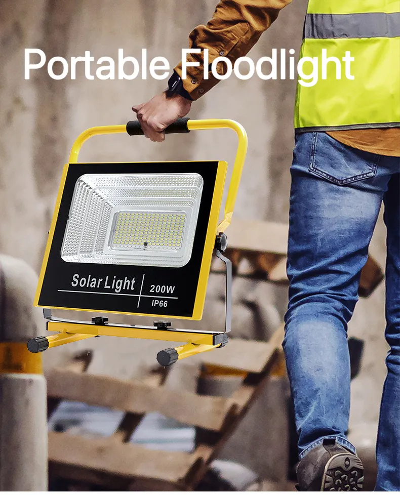 Solar Flood Light Detail