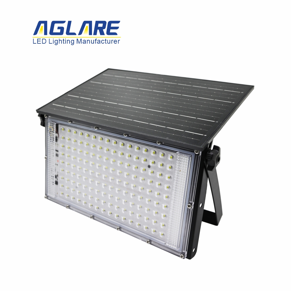 Outdoor Waterproof LED Stadium Light Reflector Projector Folded Spotlight IP65 Solar Garden Flood Lights