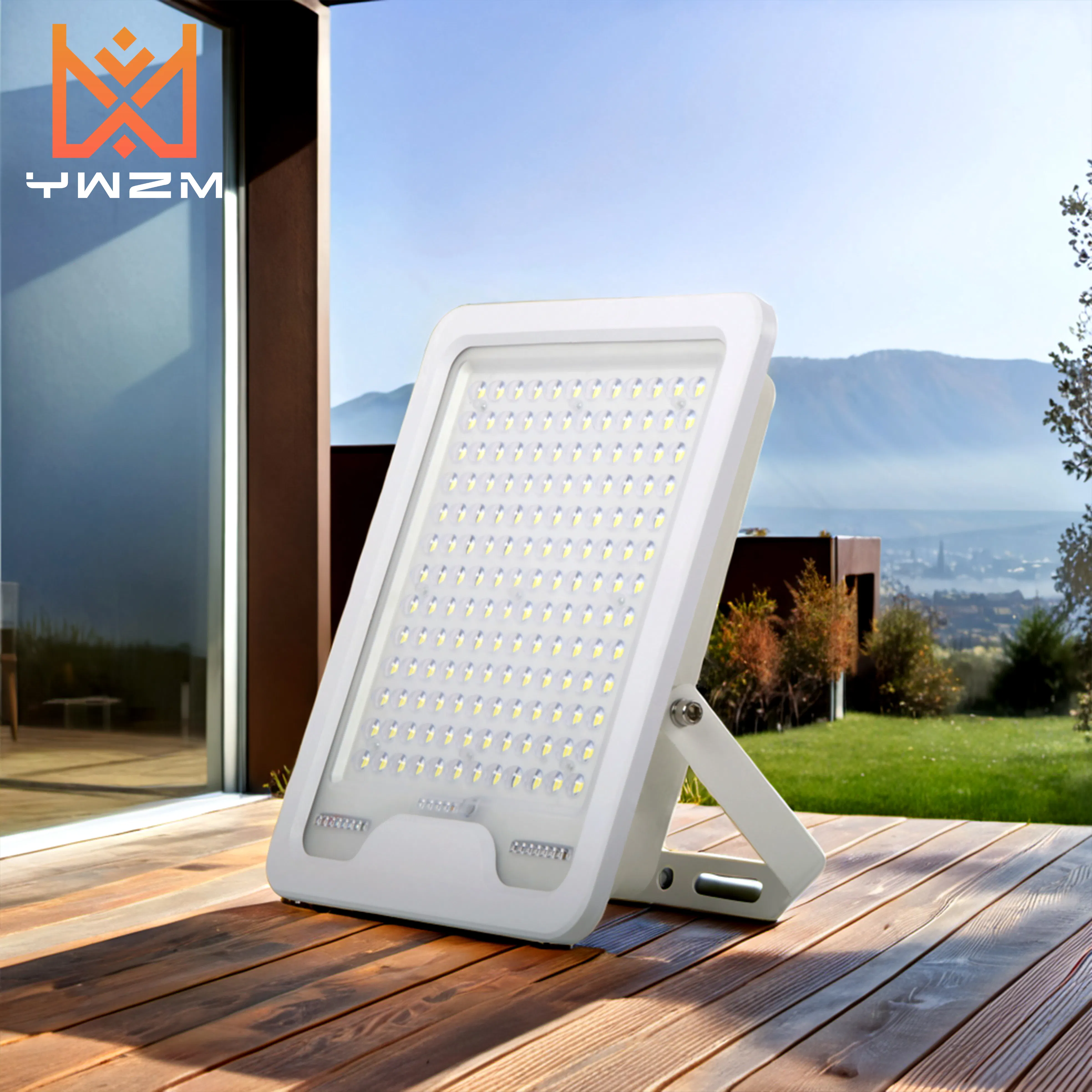 Ultra Bright Solar Flood Light with Adjustable 120° Beam Angle