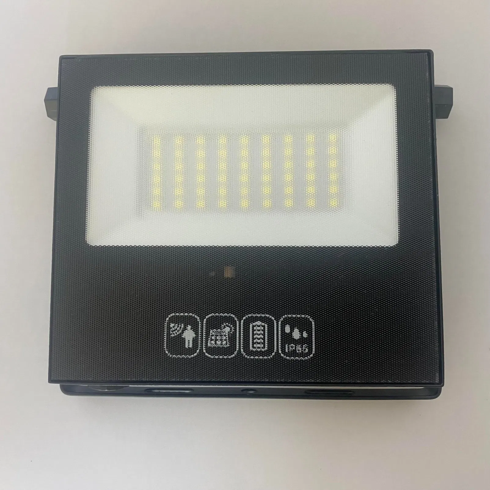 50W LED Solar Flood Light Foldable Design IP65 Rating Outdoor Use ABS Glass Construction Warm White Adjustable Beam Angle