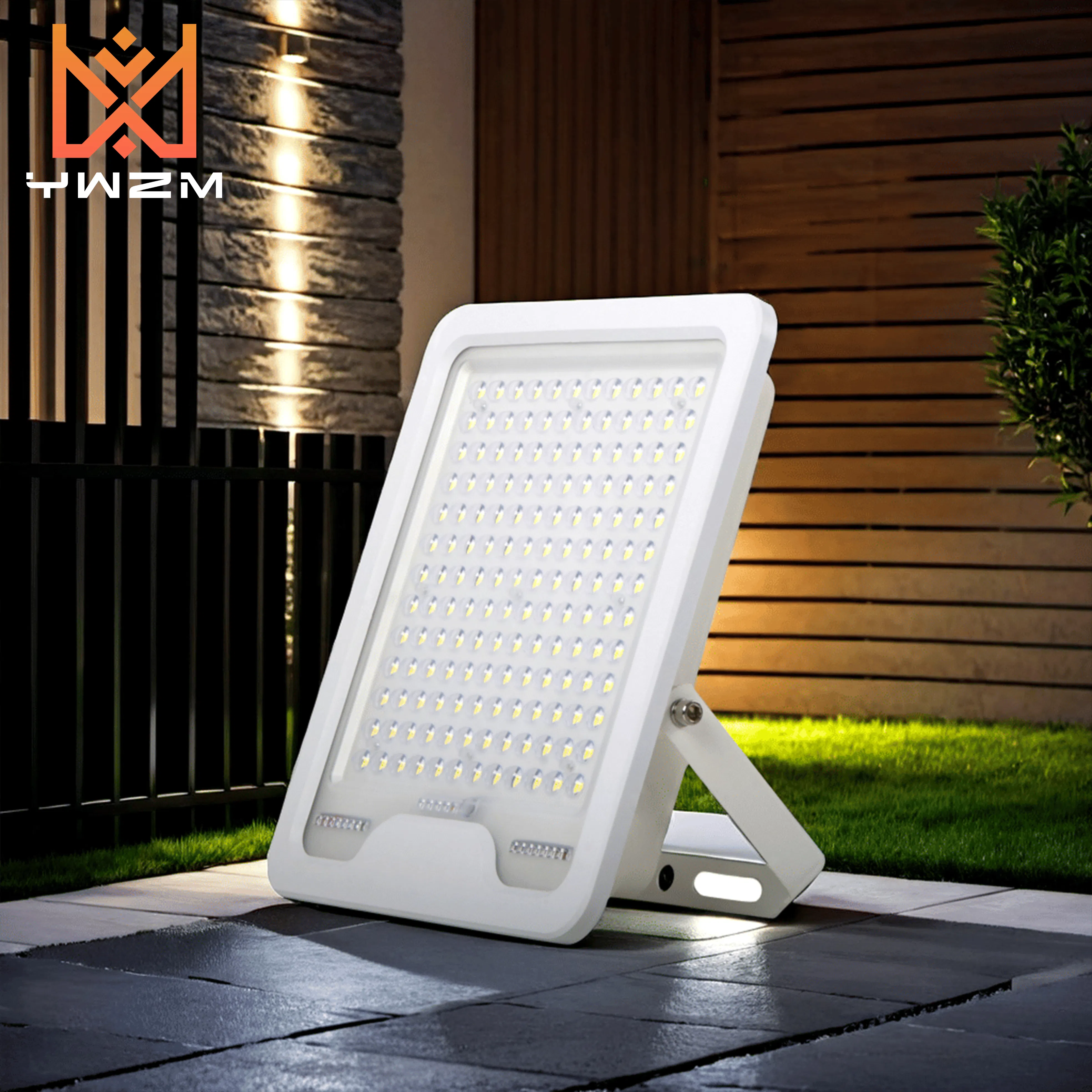 Ultra Bright Solar Flood Light with Adjustable Wide Angle Lens