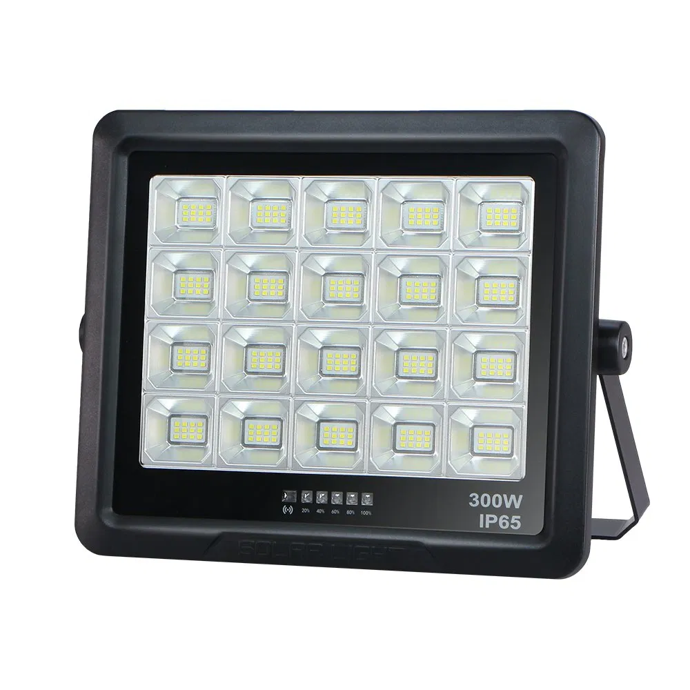 Commercial Waterproof Outdoor Cool White Separate Panel High Lumen LED 50W 100W 150W 200W 250W 300W 400W 500W Solar Rechargeable Sensor Flood Light