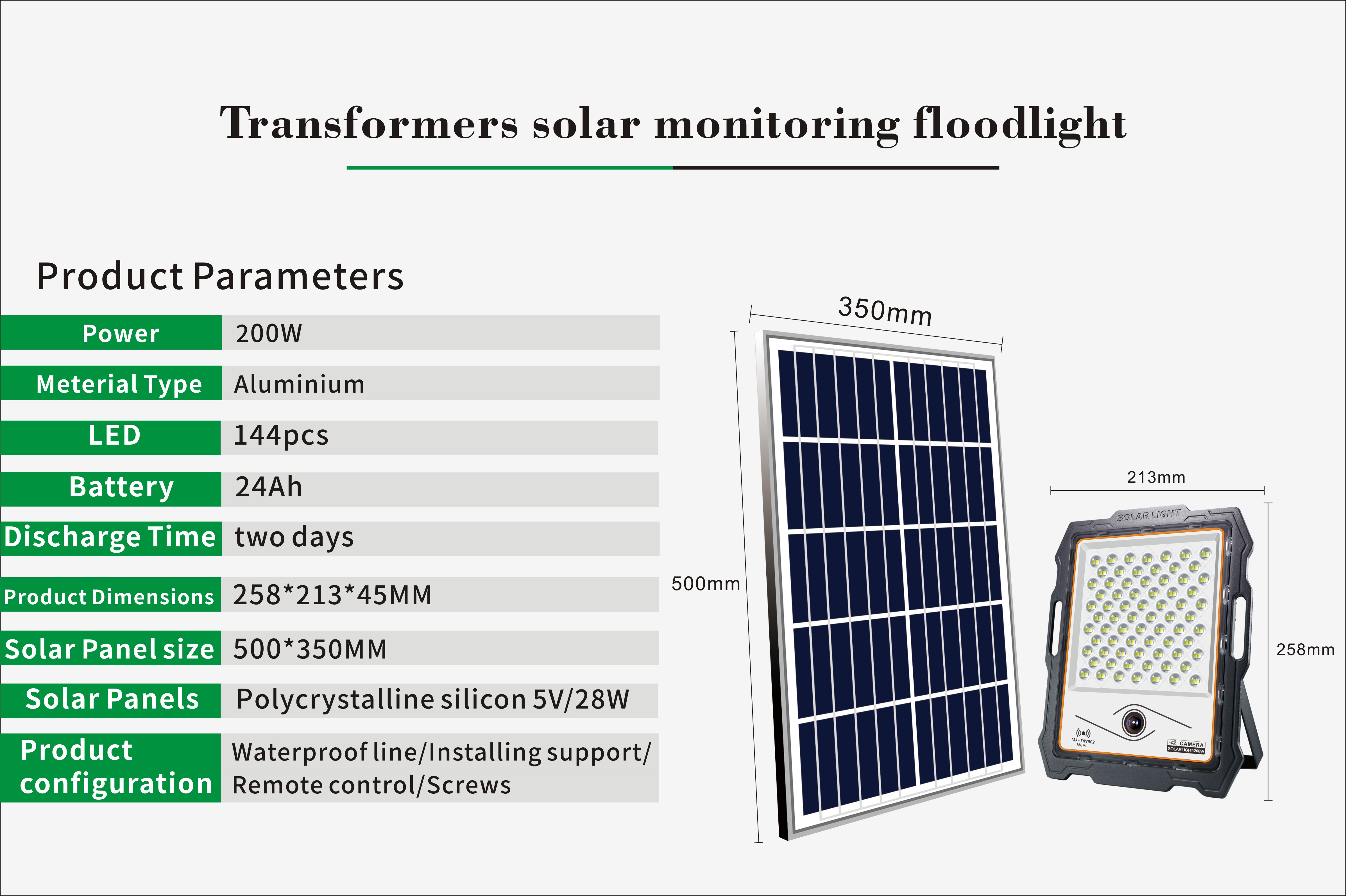 Solar Flood Light 2