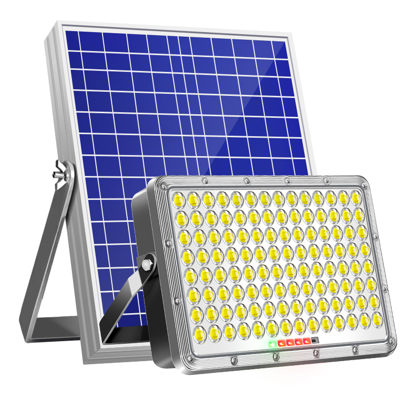 Outdoor Sports Stadium Solar Street Light Two in One High Bright Waterproof IP67 Garden Courtyard Outdoor LED Solar Flood Light