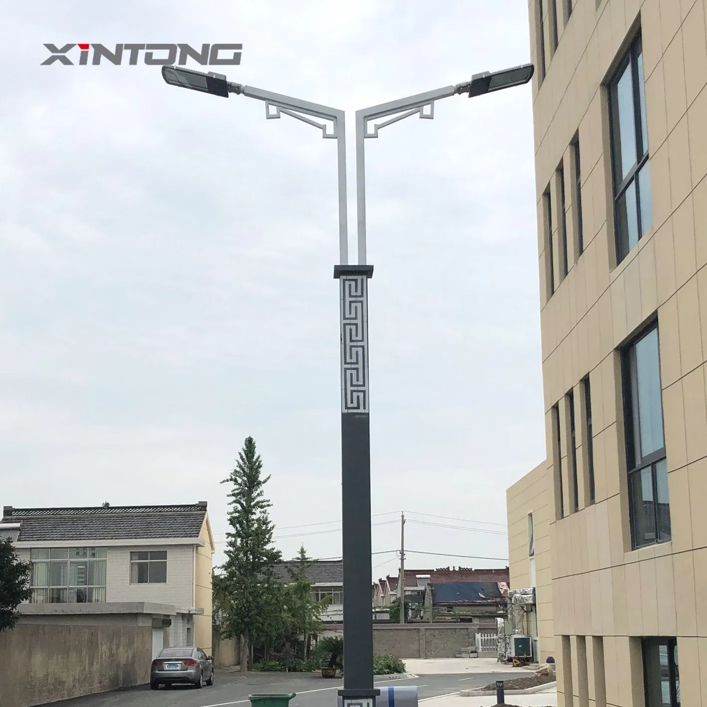 Xintong Parking Lot Jiangsu, Yangzhou Solar Light Flood Lighting Street Lamp Factory