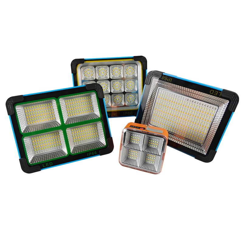 Solar Emergency LED Flood Light IP65 Waterproof Dustproof for Outdoor Camping &amp; Garden