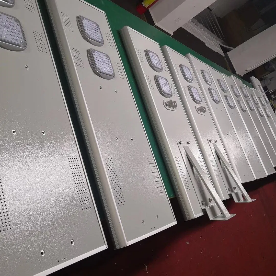 100W Outdoor Solar Powered Panel LED Flood Lamp Road Street Light
