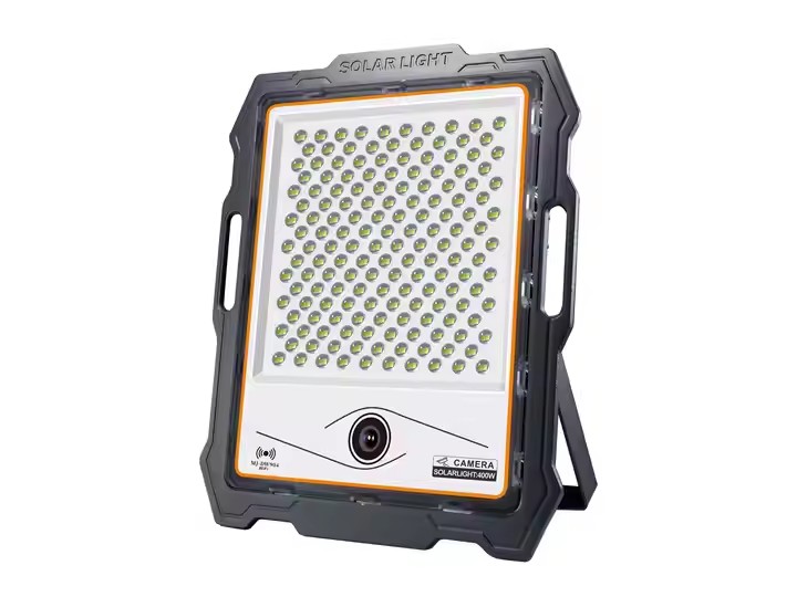 Shingel IP65 LED COB Photocell Controlled Industrial Outdoor Solar Flood Light with 1080p Full HD Camera for Garden