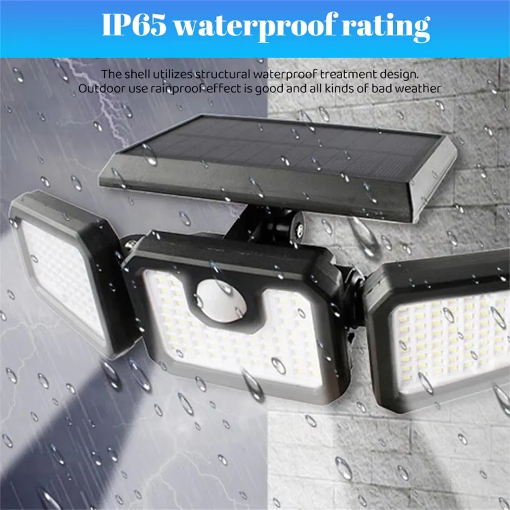Solar LED Floodlight with Outdoor Motion Sensor Technology