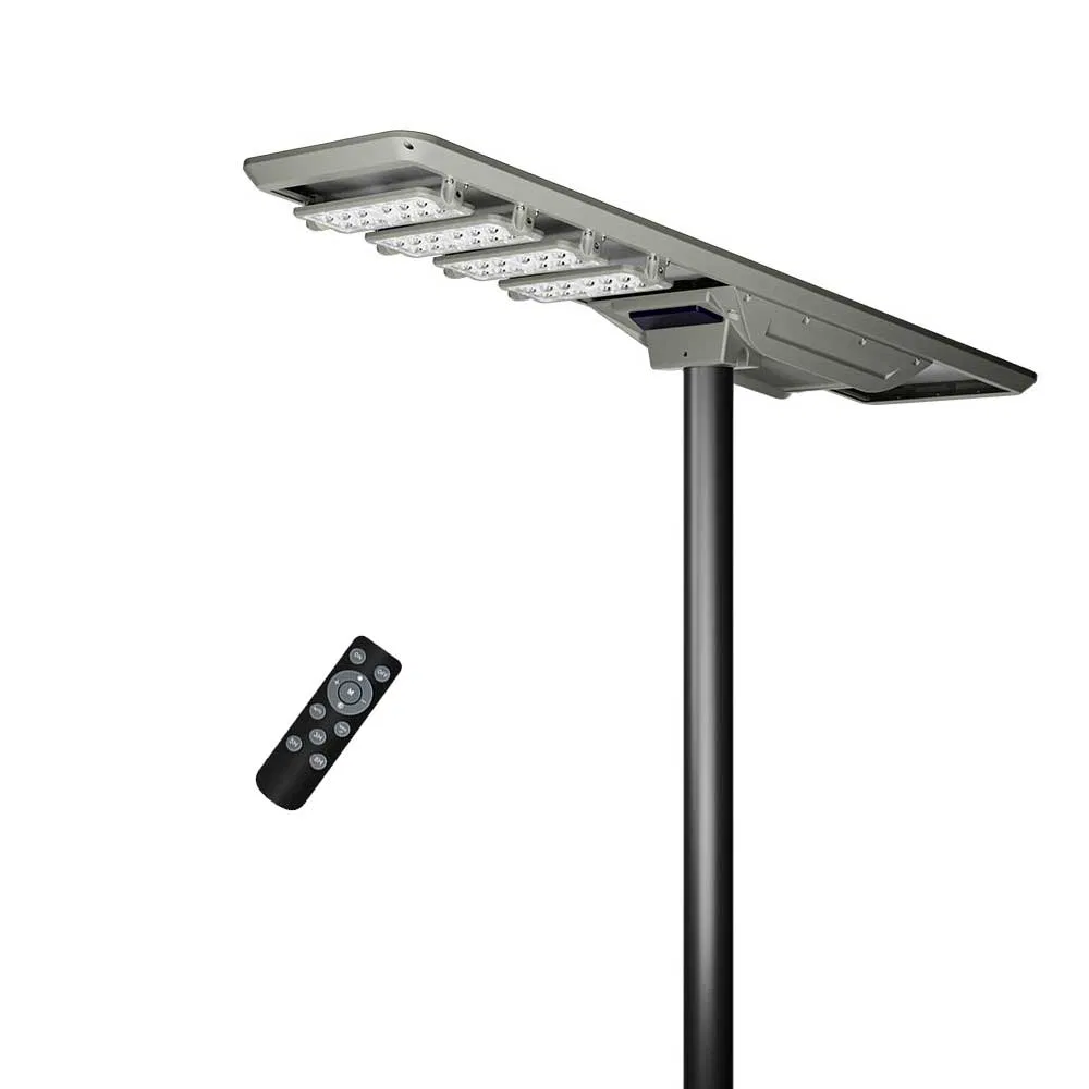 Smart Sensor Angle Adjustable Outdoor Waterproof IP65 Garden Security High Lumen Flood Wall Panel LED Lamp All in One Solar Street Light