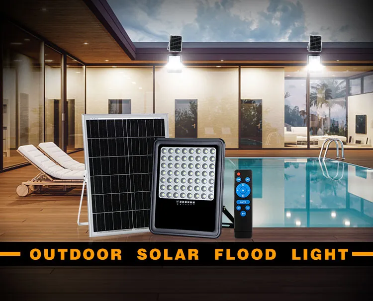 Solar Floodlight Banner