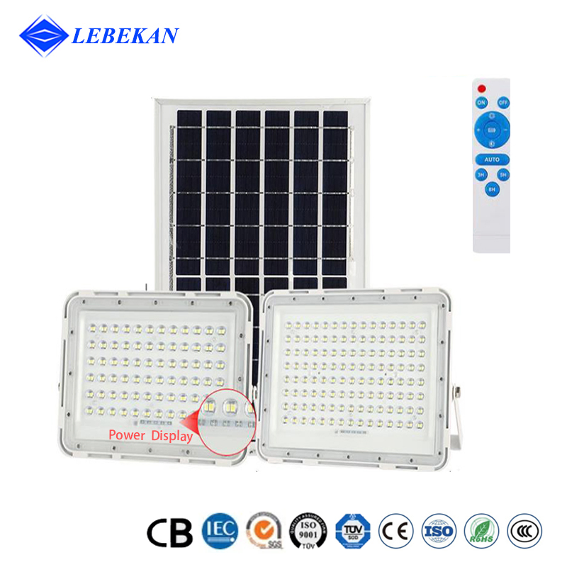 IP66 Waterproof 200W Motion Sensor Outdoor Solar Flood Light Outdoor