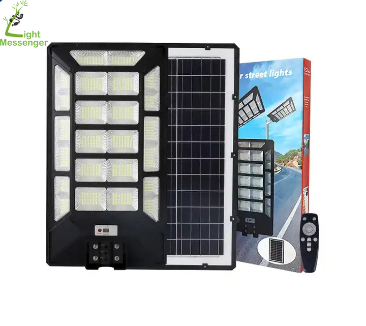 Best Wholesale Solar Parking Lighting Flood Light 1000W 1200W Waterproof IP65 Remote Sensor Integrated All in One Solar LED Street Light Outdoor Wall Lamp