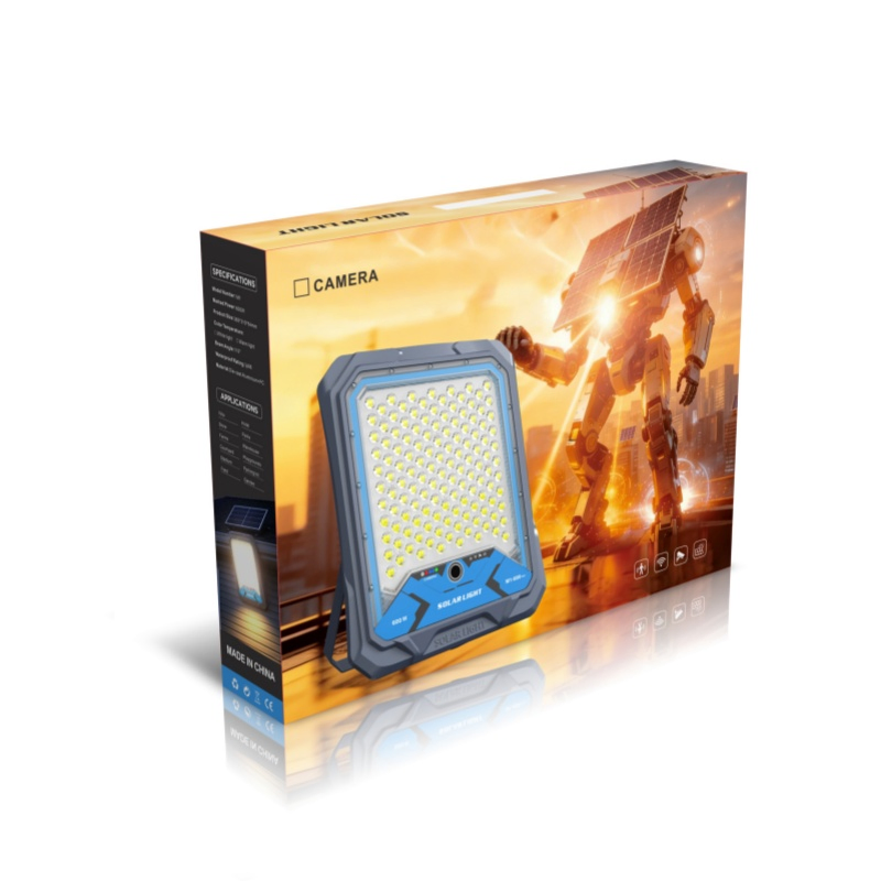 Solar Security Floodlight with Remote Monitoring 4G Function Outdoor Light