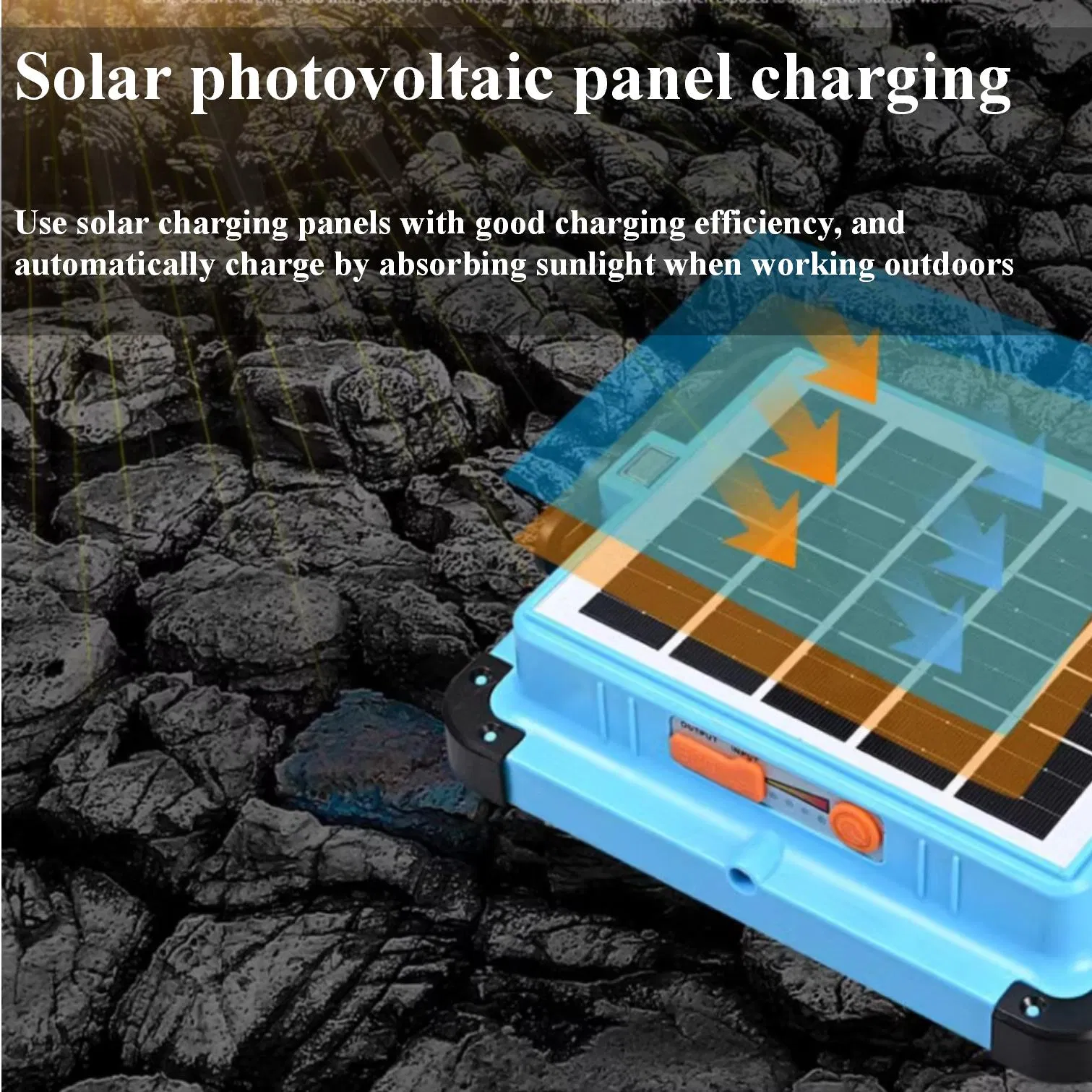 IP66 LED Spotlight Waterproof Projector 50W 100W 150W 200W Tunnel Stadium Tennis Court Light LED Floodlight All in One Solar Panel and Light Head