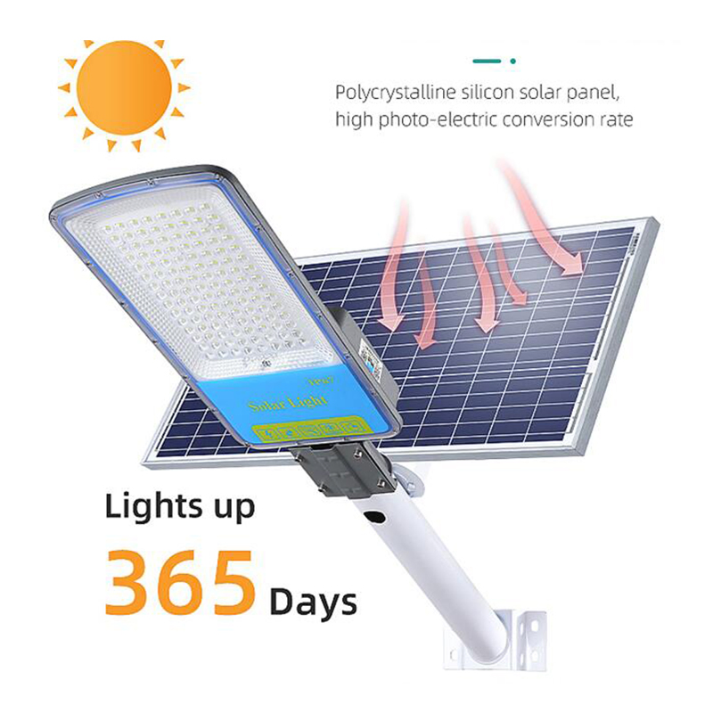Aluminum Split Solar Street Lamp, Light-Emitting Diode Integrated High-Intensity Lamp, Outdoor Wall-Mounted Floodlight
