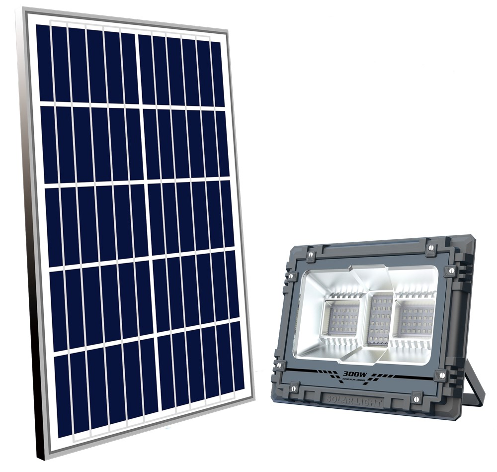 Yaye 2022 Hottest Sell 60W RGB Solar LED Flood Light with Control Modes: Time /Light Control +Remote Controller+ bluetooth Music Rhythm Stock 1000PCS