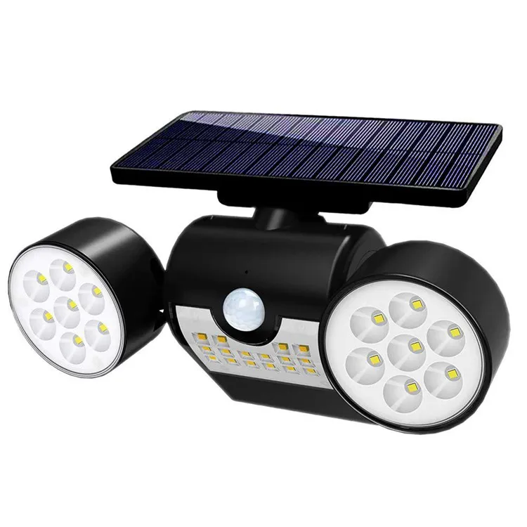 3-Head Waterproof Security Lamp